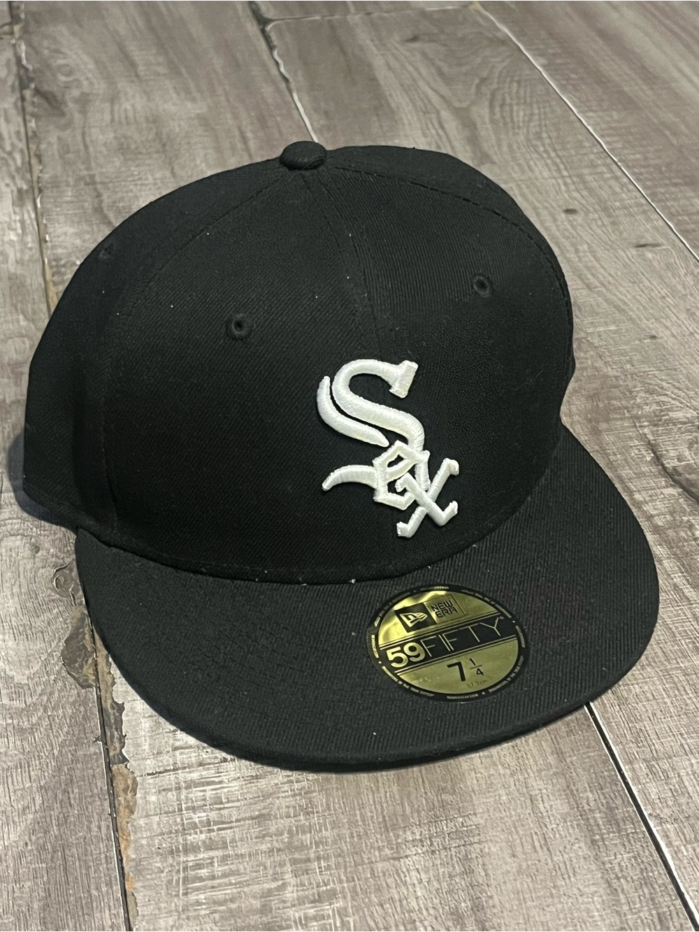 New Era Black Chicago White Sox Fitted Hat